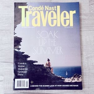 🍭7/$15 Conde Nast Traveler Magazine July/August 2025 Soak Up The Summer